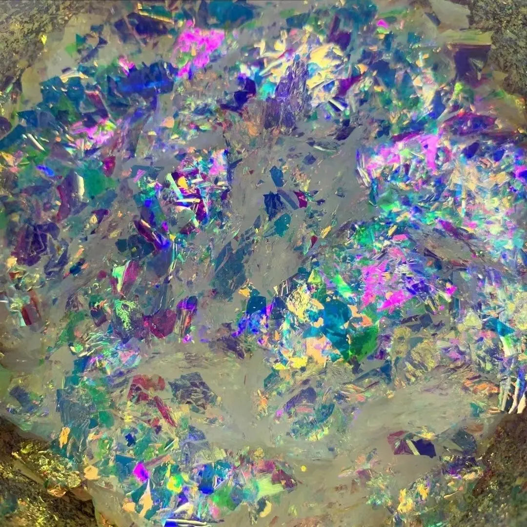 Opal Nail Glitter Powder | Holographic Snow Velvet Effect Nail Glitter Powder QXL