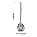 Stainless Steel Long Handle Dessert Spoons | Korean Style Dessert Spoon Set QXL 2PCS