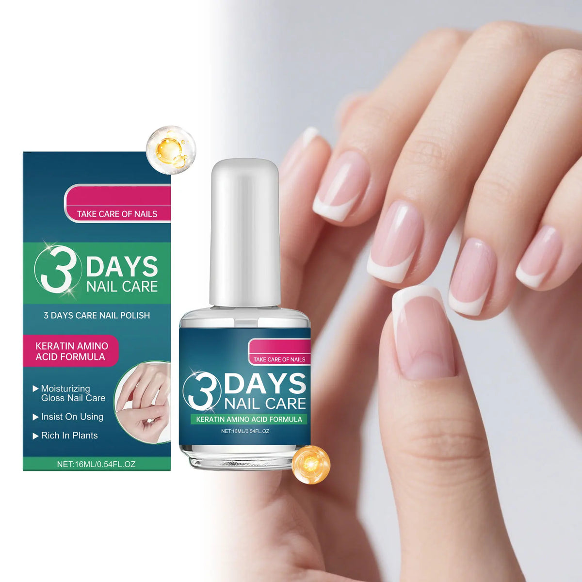 3-Day Nail Repair & Nourishing Oil | Cuticle Treatment 16ml Nail Treatment Oil QXL