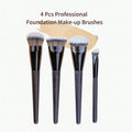 4-Piece Professional Foundation & Concealer Brush Set Makeup Brush Set QXL 4Heibingbaitoudantou
