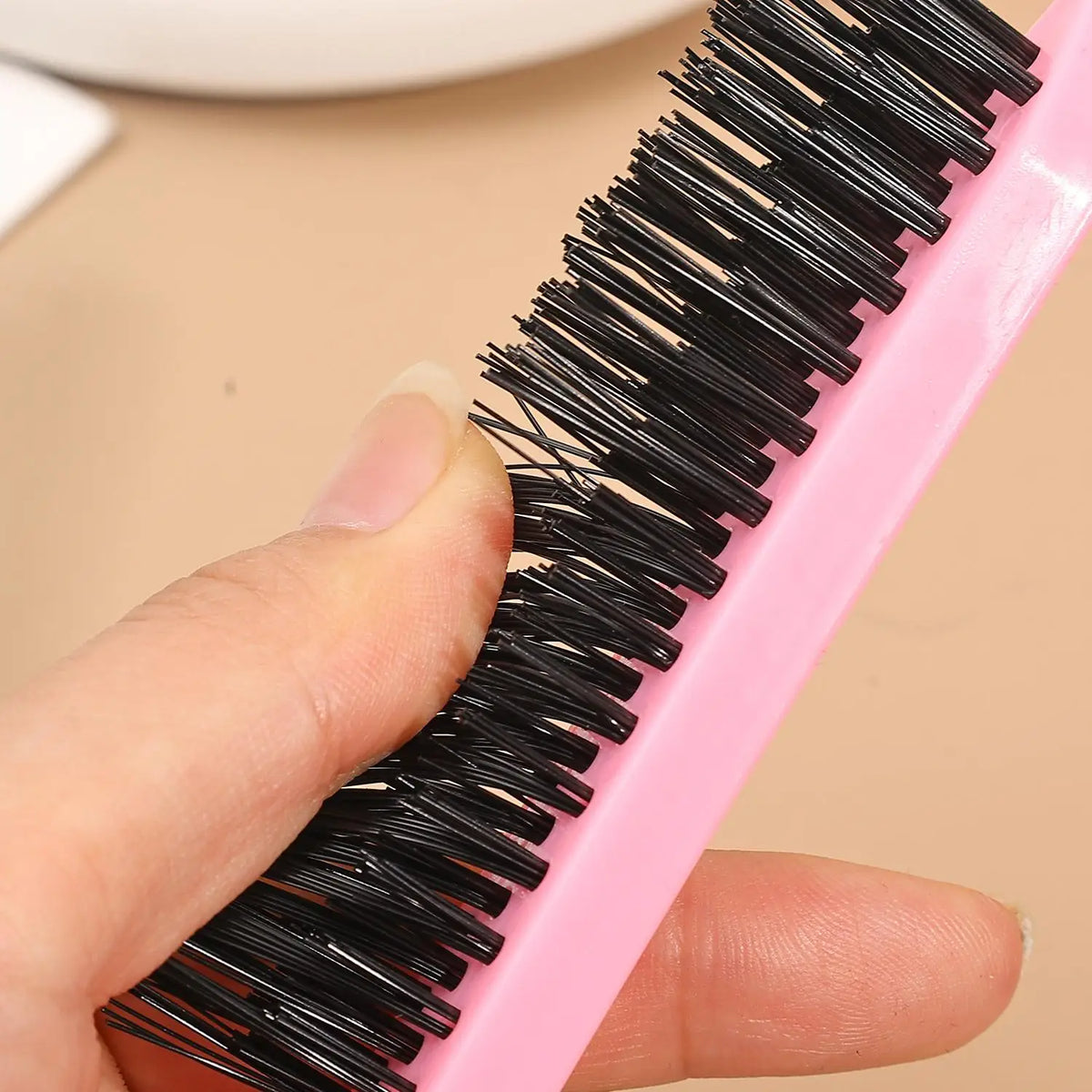 Curl Defining Brush Set | Edge Control, Teasing & Slick Back Hair Brush Set QXL