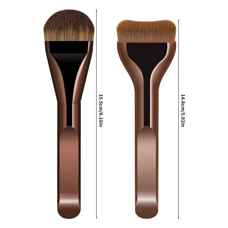 Double-Head Makeup Brush Set – Foundation & Concealer Makeup Brush Set QXL