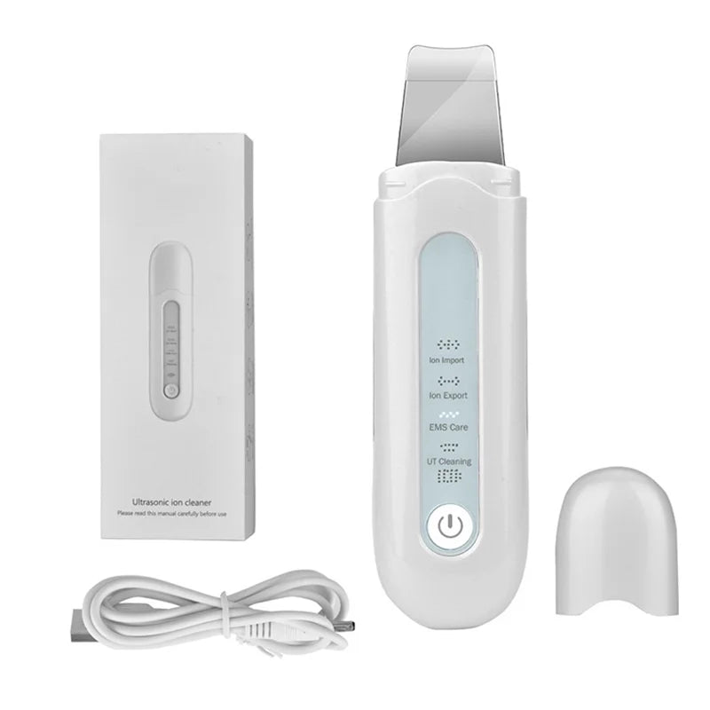 Ultrasonic Skin Scraper – EMS Micro-Current Facial Cleansing Tool Ultrasonic Skin Scraper QXL A1
