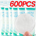 1000-Pc Disposable Round Cotton Pads | Makeup & Nail Remover Makeup Remover Pads QXL B Style-600PCS