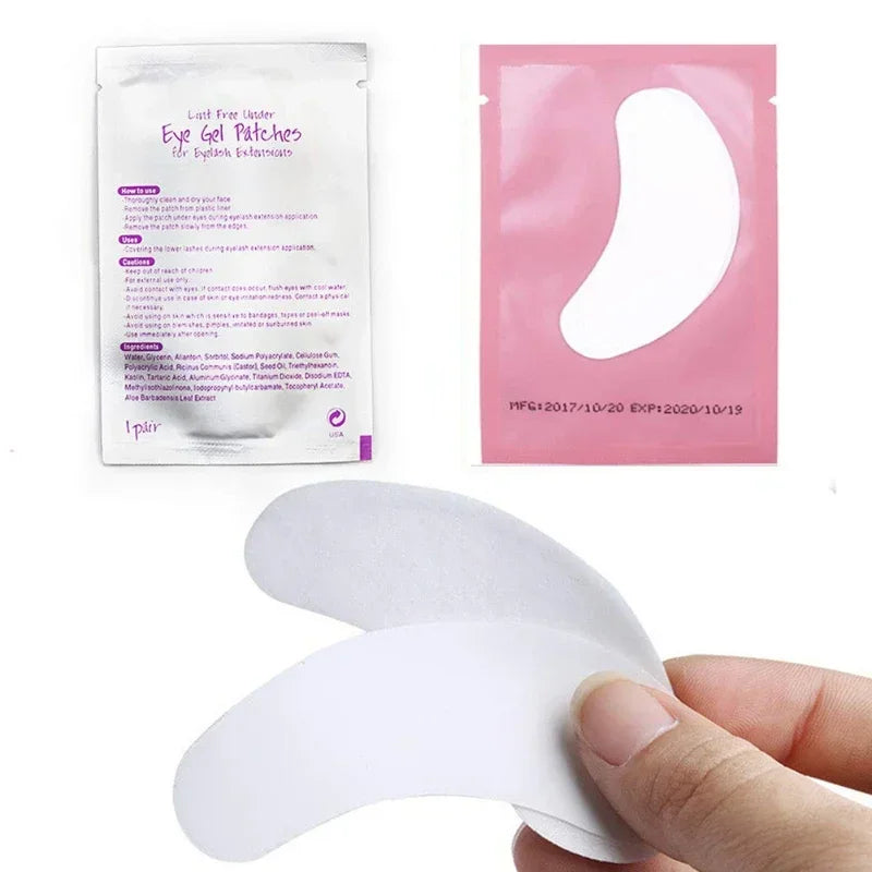 100-Pair Under-Eye Patches for Eyelash Extensions | Lash Pads Lash Extension Supplies QXL