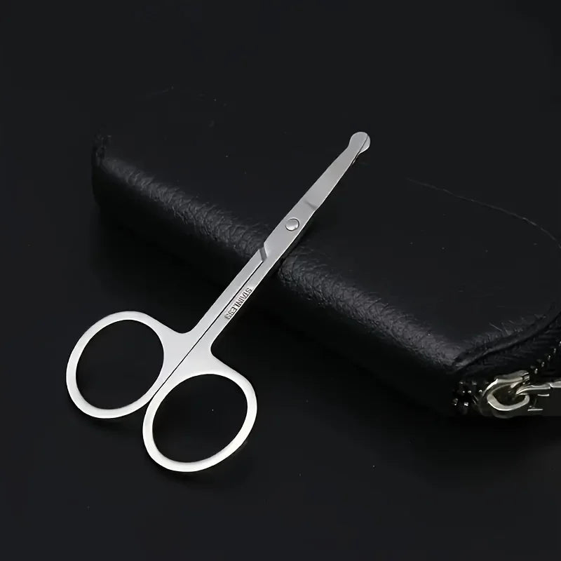 Precision Round-Tip Trimming Scissors | Nose & Grooming Tool Grooming Scissors QXL