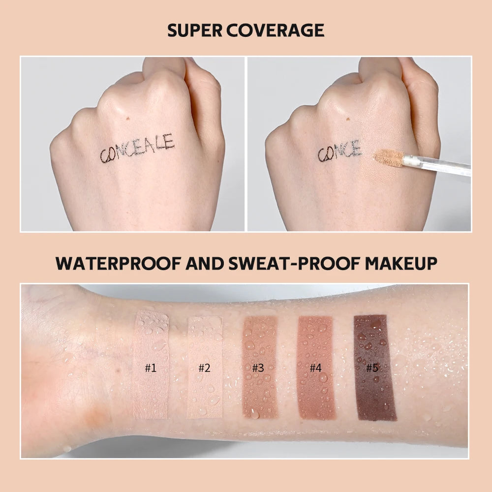 ibcccndc Full Coverage Concealer – Oil-Free Long-Wear Matte Liquid Concealer QXL