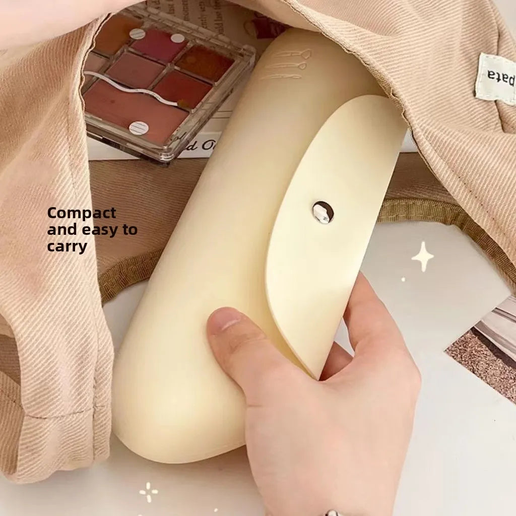 Silicone Travel Makeup Brush Holder | Waterproof Cosmetic Bag Makeup Brush Holder QXL