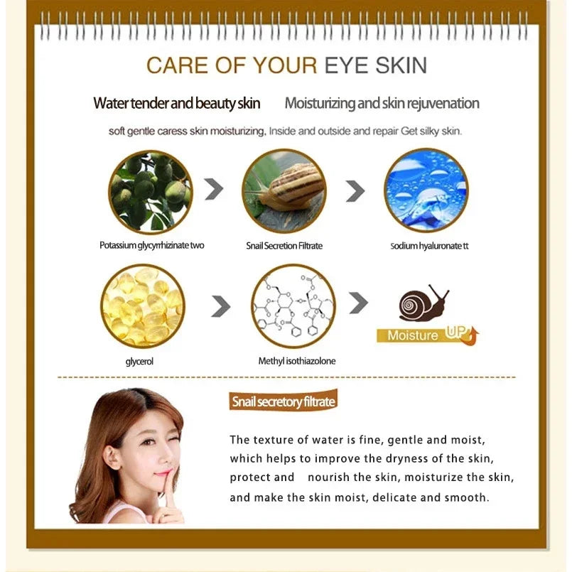 Snail Collagen Face Cream – Anti-Aging, Brightening & Eye Serum Snail Collagen Face Cream QXL
