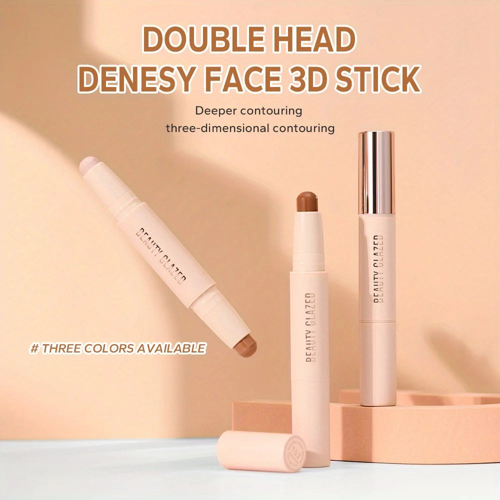 Beauty Glazed Double-Ended Highlighter & Contour Stick Contour Highlighter Stick QXL