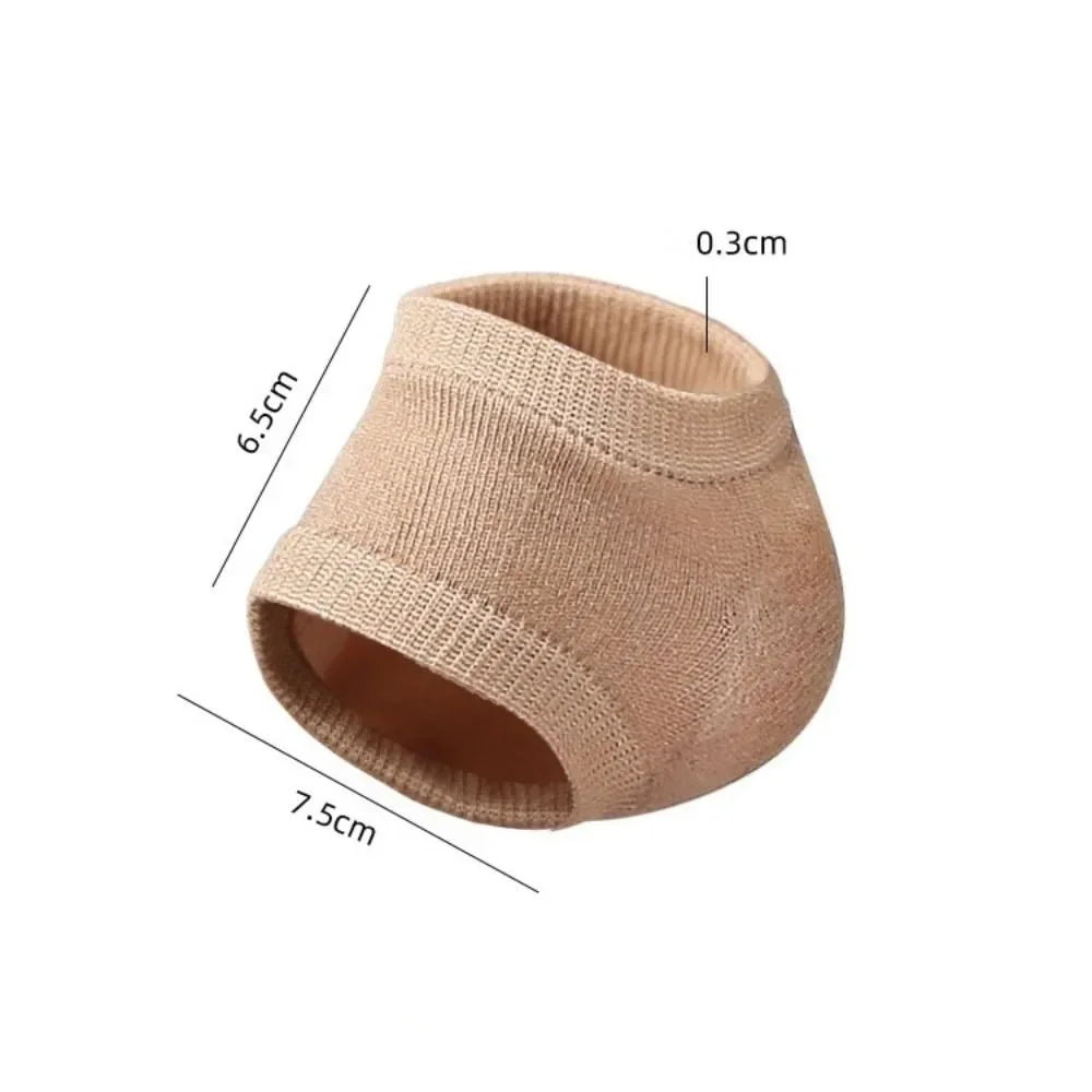 Gel Heel Protector Socks | Silicone Cushion Pads – 1 Pair Gel Heel Protector QXL