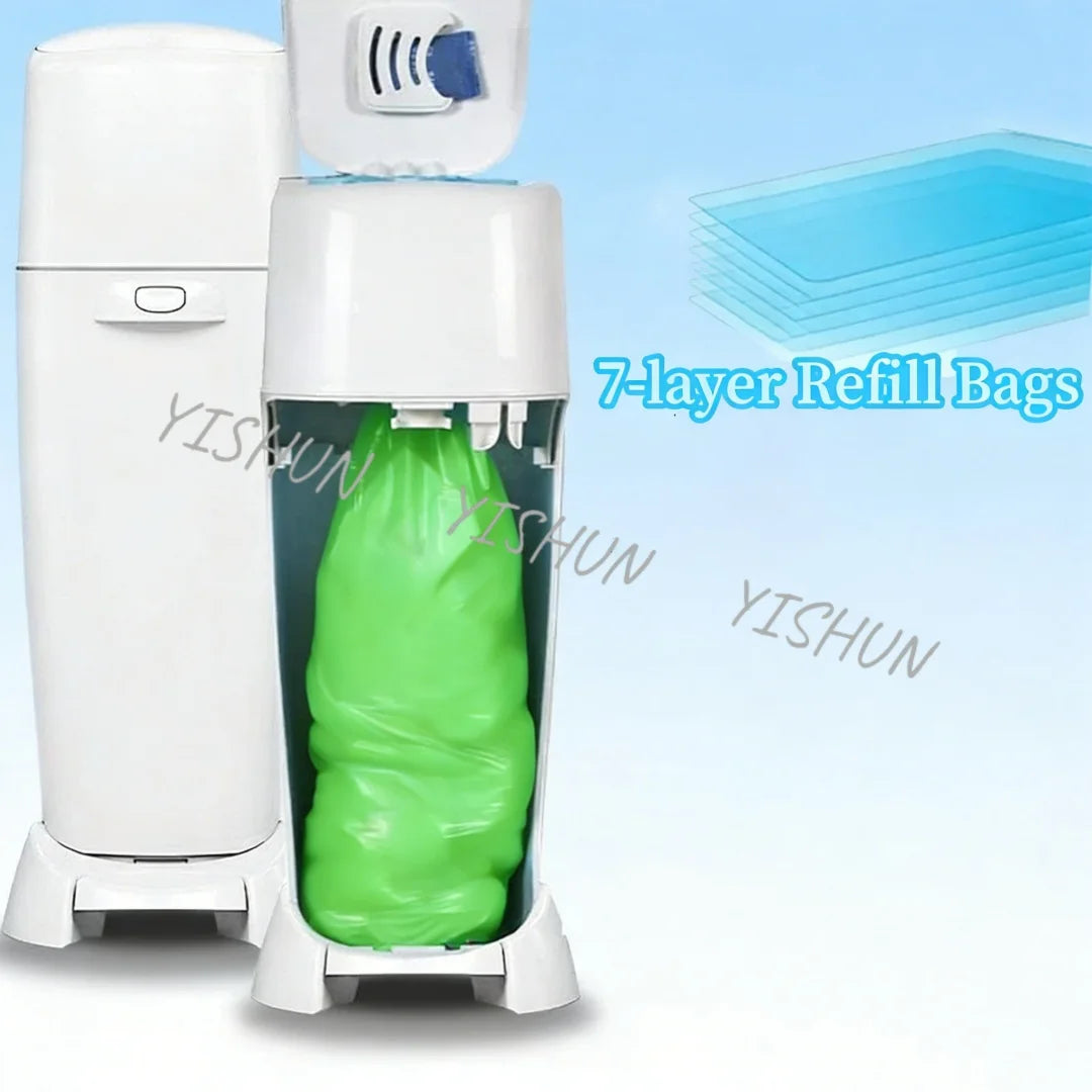 Diaper Pail Refill Bags – Fits Angelcare, Tommee Tippee & Genie Diaper Pail Refills QXL