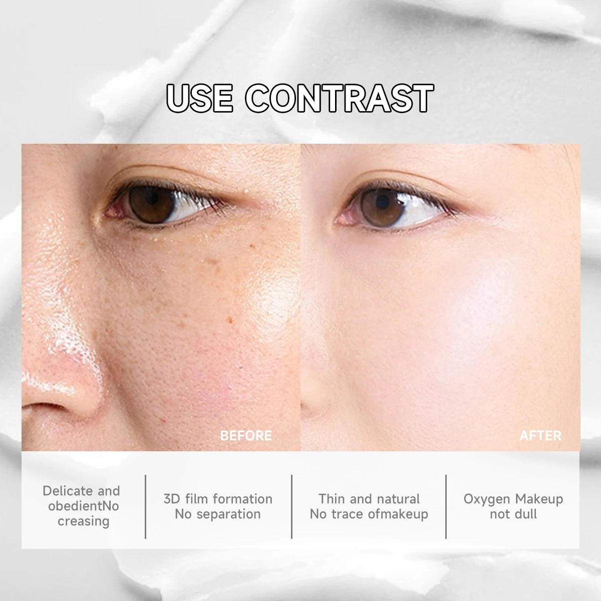 Moisturizing Pore-Covering Primer & Concealer Stick | Natural Makeup Primer Stick QXL
