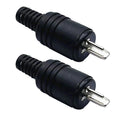 2-Pack 2-Pin DIN Male Plug Audio Speaker Connector Screw Terminal Audio DIN Connector QXL 2PCS
