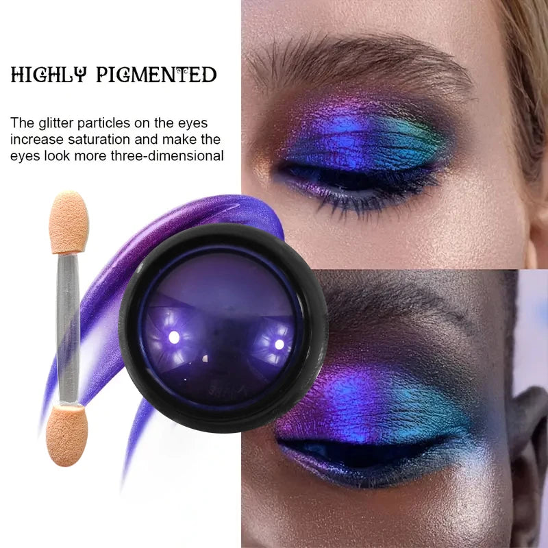 Multi-Chrome Chameleon Eyeshadow Shifting Pigment Powder Holographic Eyeshadow Pigment QXL