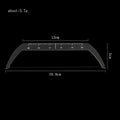 Microblading Eyebrow Mapping Ruler | Bow & Arrow Symmetry Tool Eyebrow Mapping Ruler QXL Transparent
