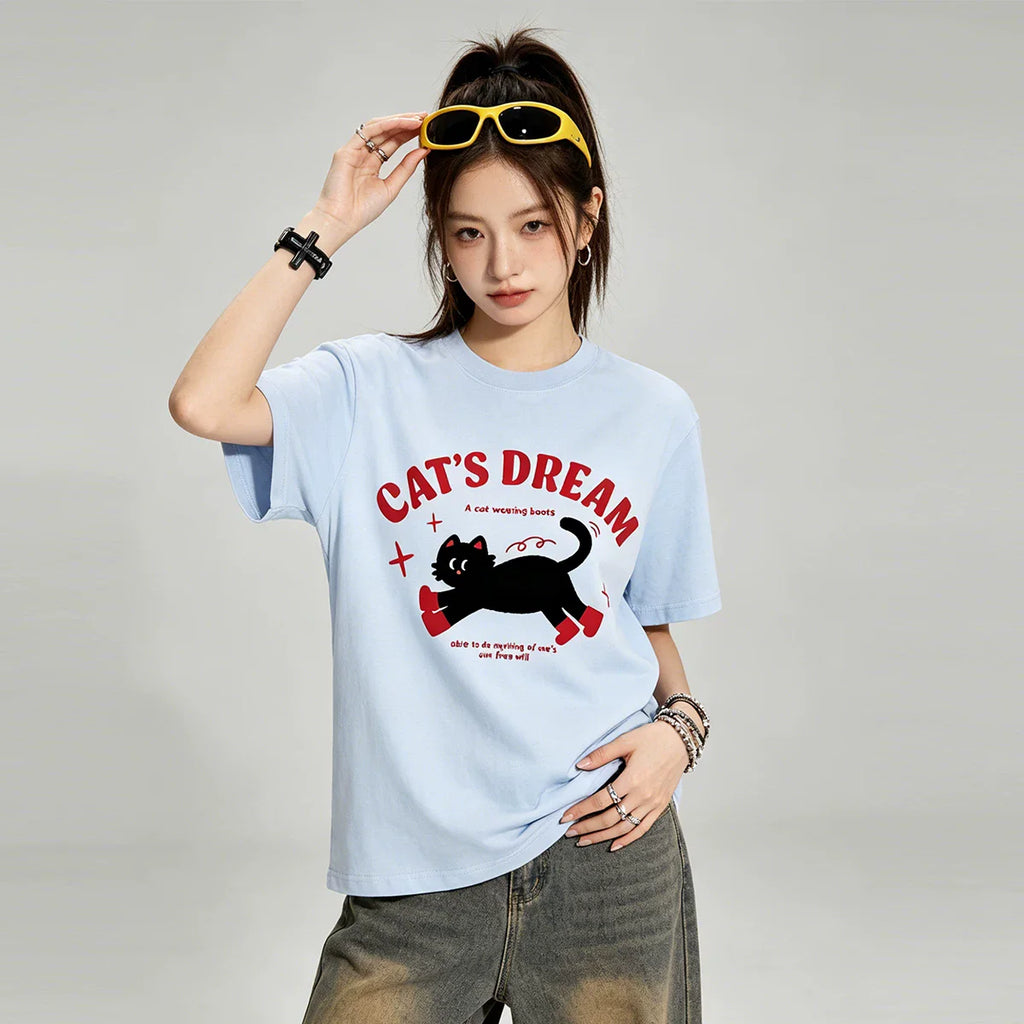 Women's 100% Cotton Graphic Print T-Shirt | XS–3XL Women's Graphic Tee QXL
