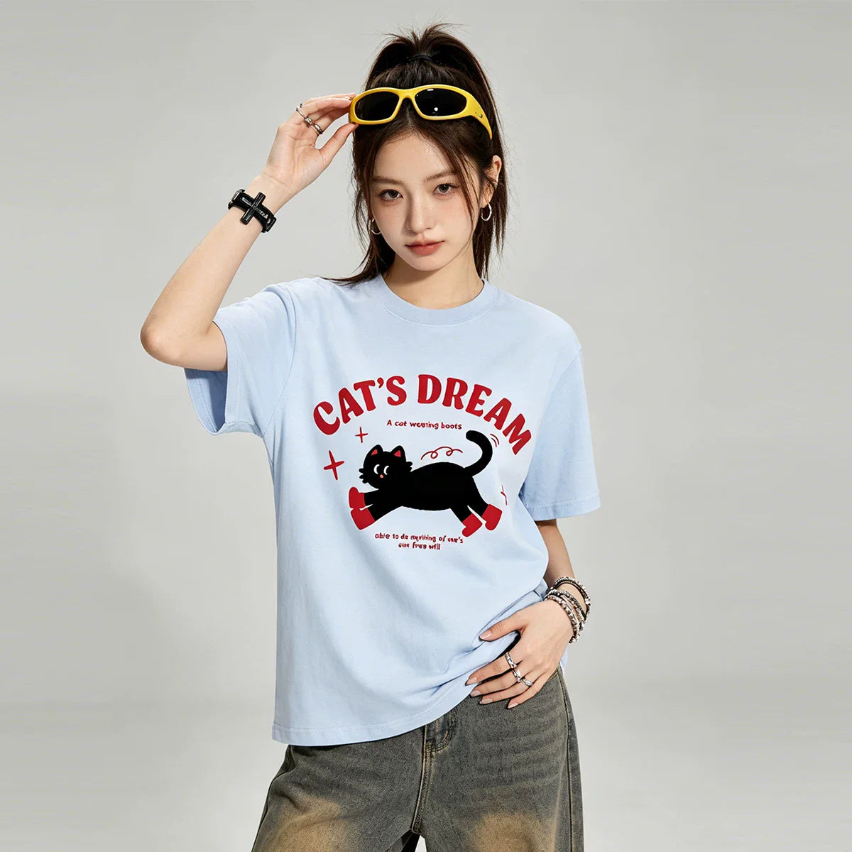 Women's 100% Cotton Graphic Print T-Shirt | XS–3XL Women's Graphic Tee QXL