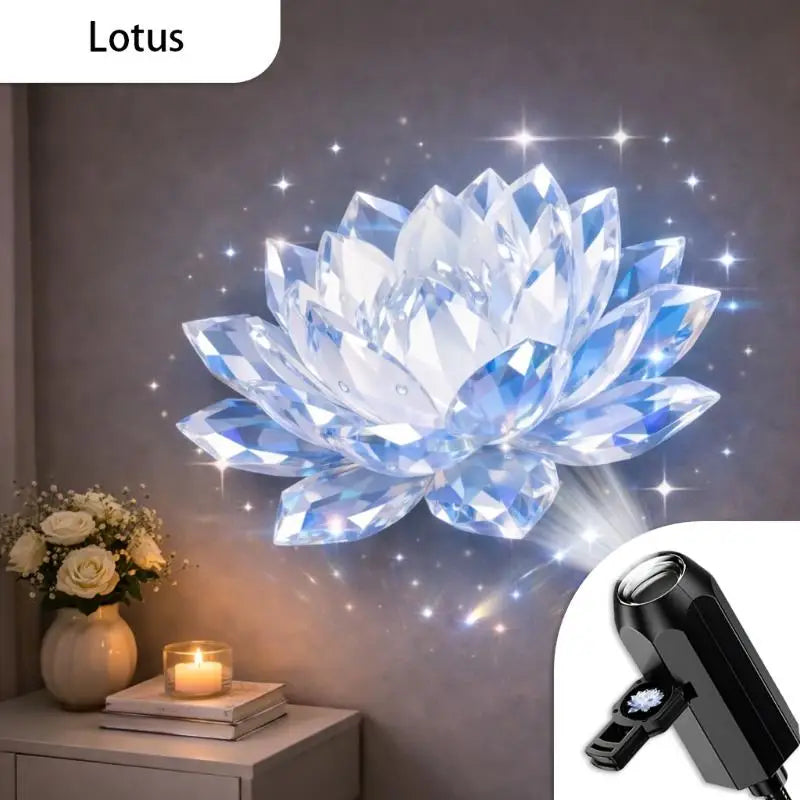 10 Floral LED Projection Night Light | Ceiling & Wall Lamp LED Projection Lamp QXL