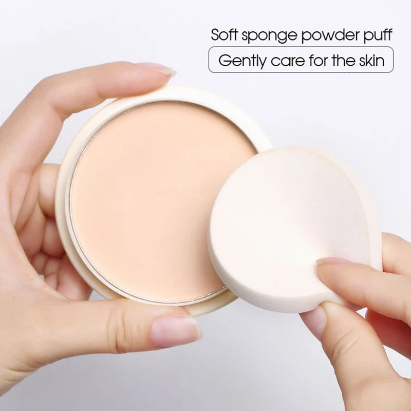 Soy Milk Pressed Powder – Oil Control, Brightening & Waterproof Pressed Setting Powder QXL
