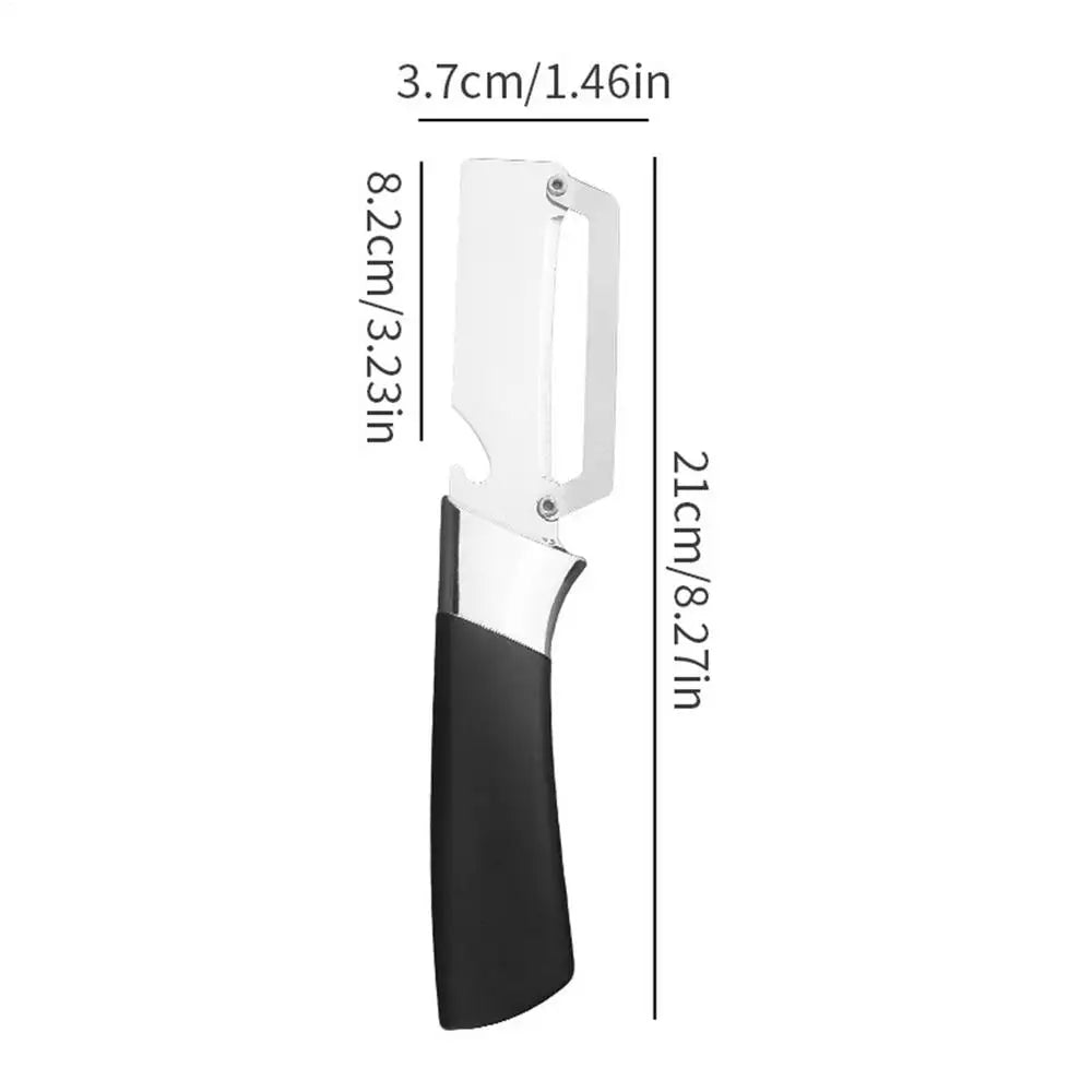 Stainless Steel Multi-Function Vegetable & Fruit Peeler Vegetable Peeler QXL Black