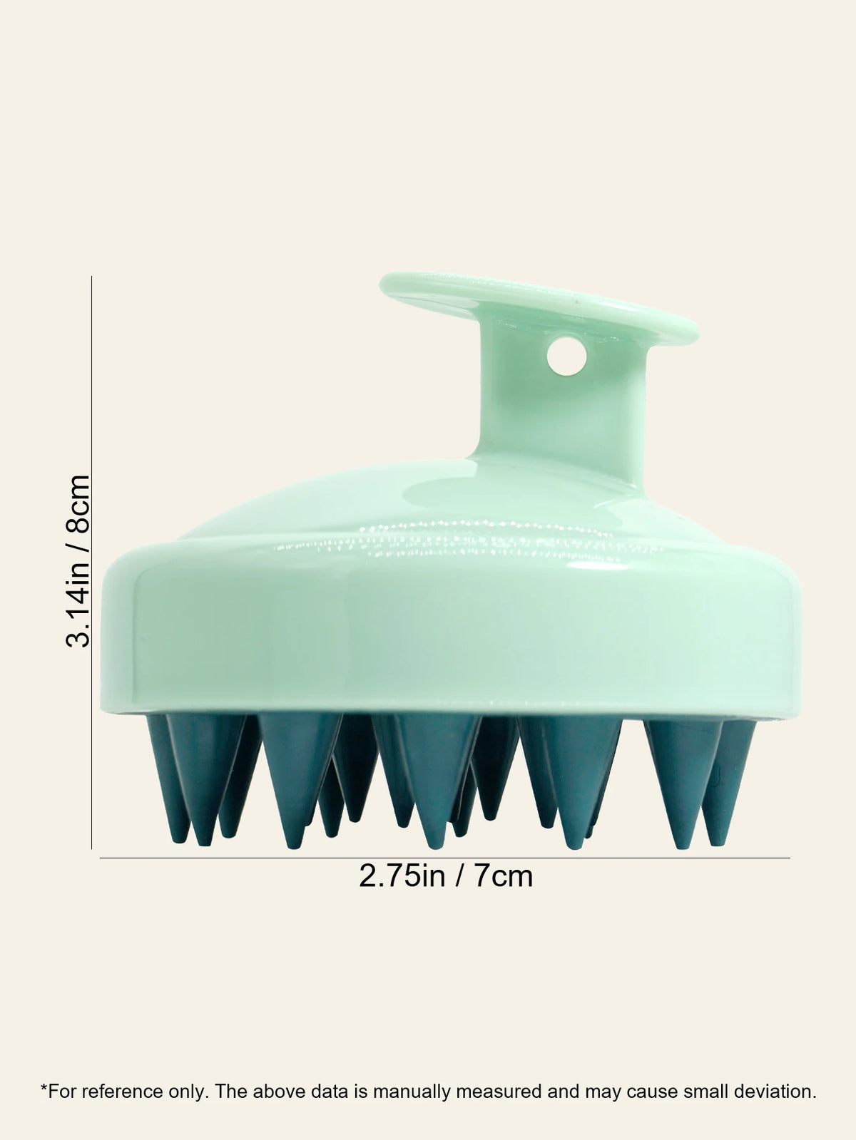 Silicone Scalp Massager Shampoo Brush | Spa Head & Body Comb Scalp Massage Brush QXL