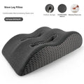 Memory Foam Leg Elevation Pillow | Foot & Body Support Cushion Leg Elevation Pillow QXL Dark gray mesh 54x43x15cm