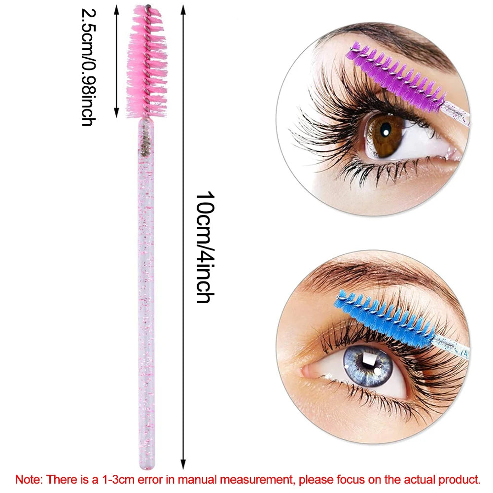 Disposable Mascara Wands & Spoolie Brushes 100/300 Pack Disposable Spoolie Brush QXL