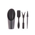 4-Piece Garden Planting Kit | Sowing Shovel & Bonsai Tools Garden Planting Tools QXL Black