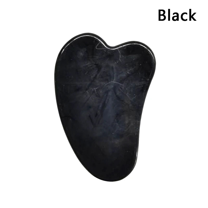 Gua Sha Scraper Board – Face & Neck Skin Lifting Massage Tool Gua Sha Scraper Board QXL BK