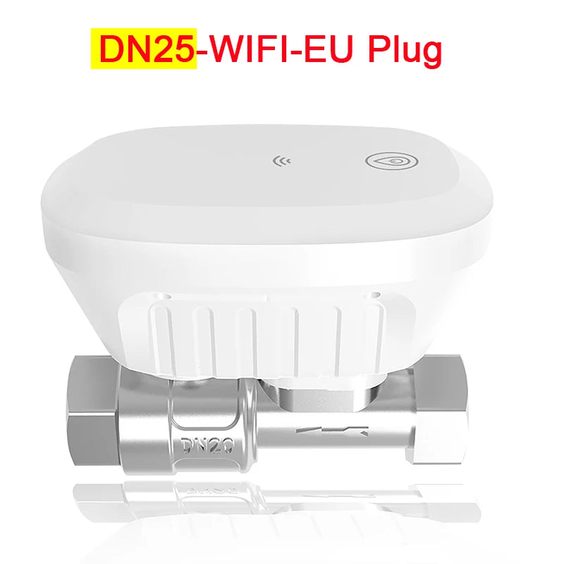 Tuya WiFi Smart Water Valve DN20 DN25 | App & Voice Control Smart Water Valve QXL DN25-WIFI-EU Plug