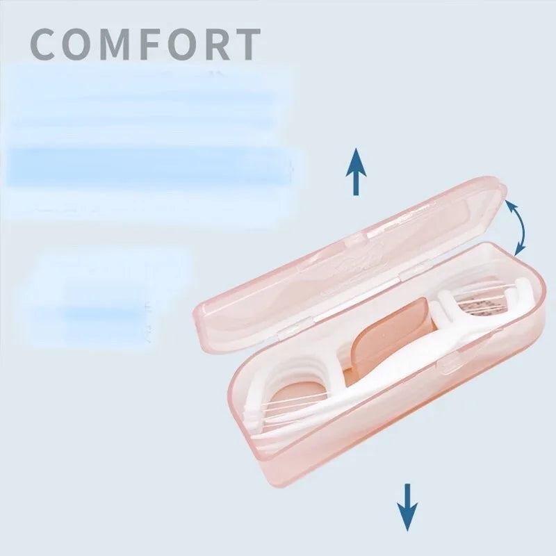 Disposable Dental Floss Pick | Portable Travel Toothpick Flosser Dental Floss Pick QXL
