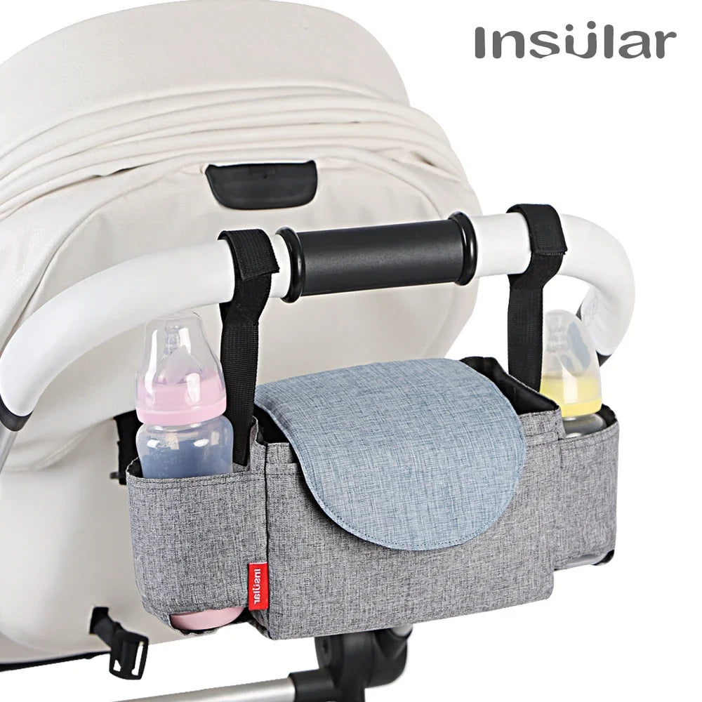 Insulated Baby Bottle Bag | Stroller Diaper Storage Bag Insulated Bottle Bag QXL