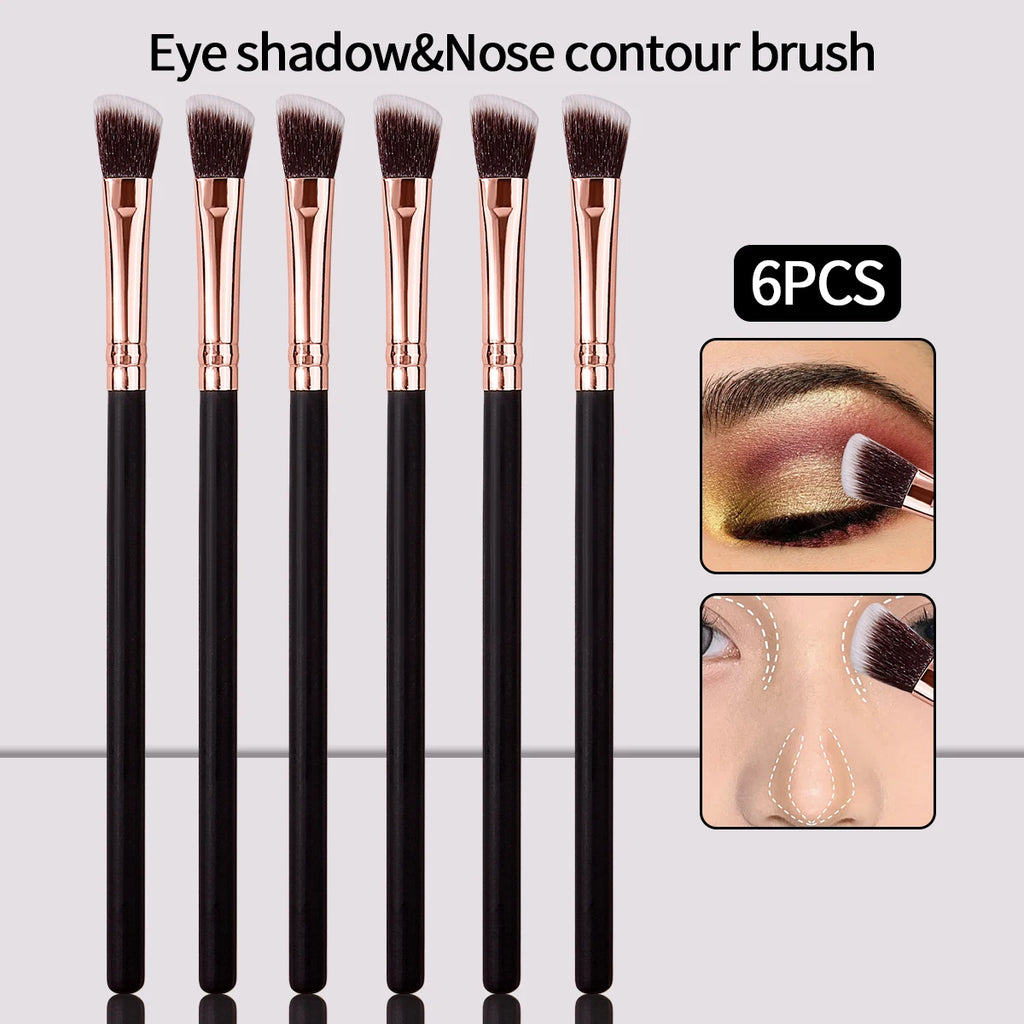 KOSSHOW 6-Pc Eye Makeup Brush Set | Shadow & Blending Eye Makeup Brush Set QXL 6pcs
