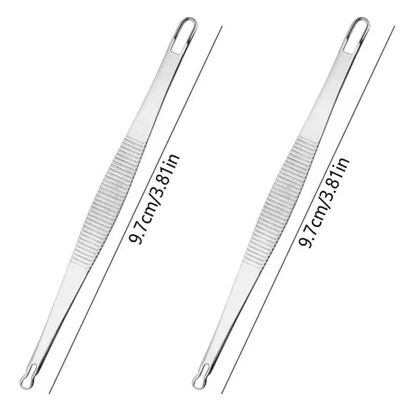 Double-Headed Stainless Steel Blackhead Extractor Tool Blackhead Extractor Tool QXL