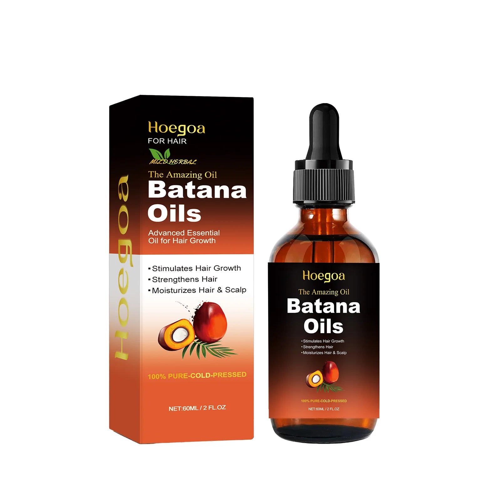 HOEGOA Batana Oil Hair Care – Nourishing Scalp & Moisture Oil Hair Conditioning Oil QXL 1pcs