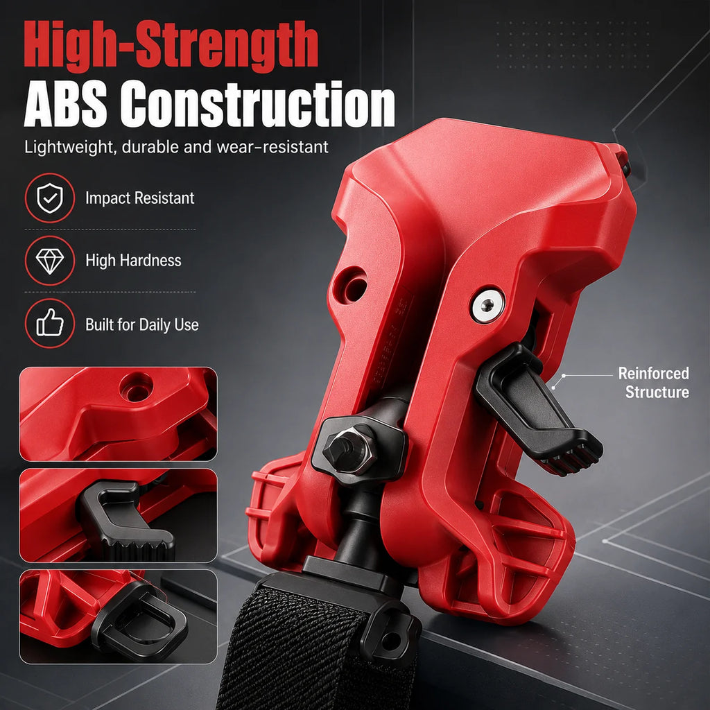 Self-Locking Drill Holder Belt Clip | Quick-Release Tool Hook Drill Belt Holster QXL