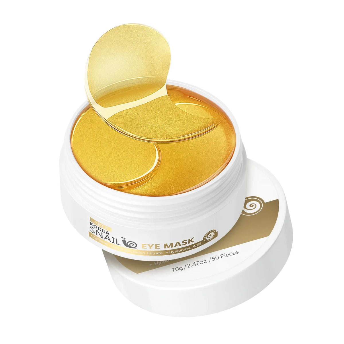 LAIKOU Sakura & Snail Eye Mask – Hydrating, Brightening 50pc Under Eye Mask QXL