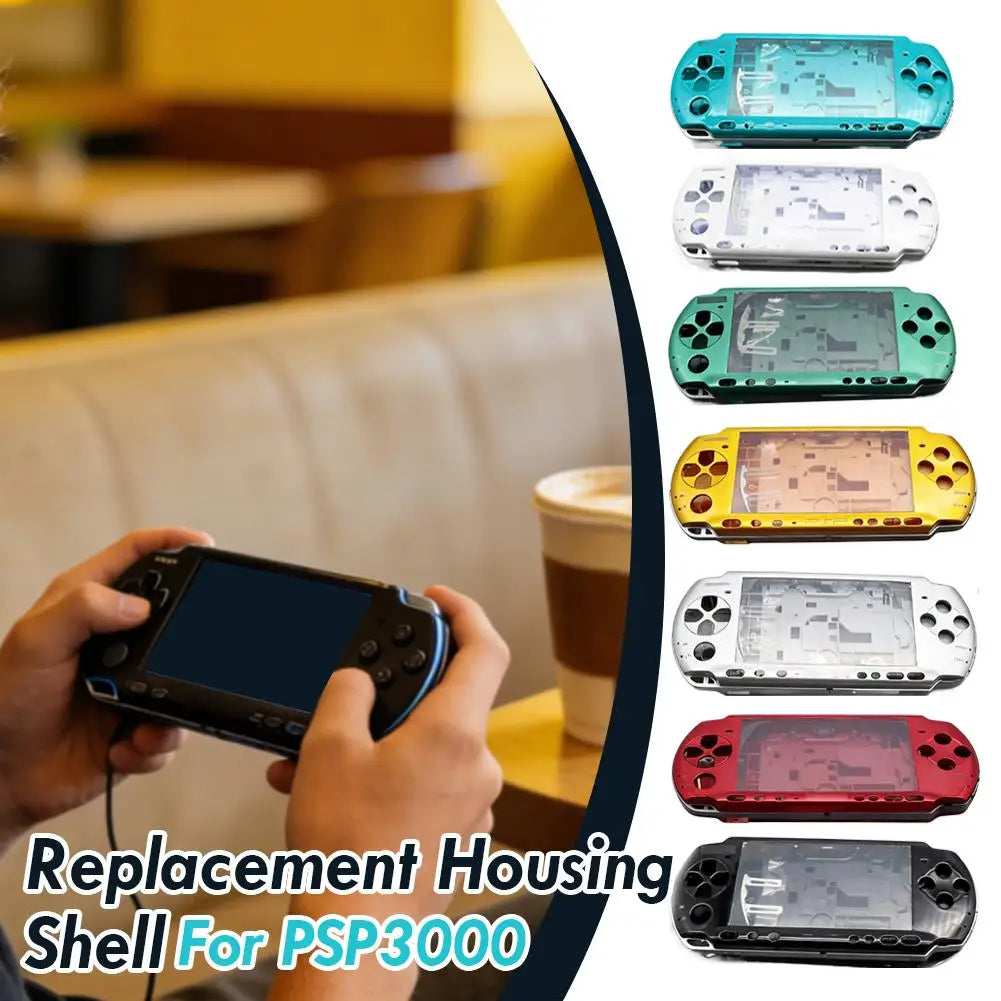 PSP 3000 Full Housing Shell Replacement Kit – Buttons & Screws Console Housing Kit QXL