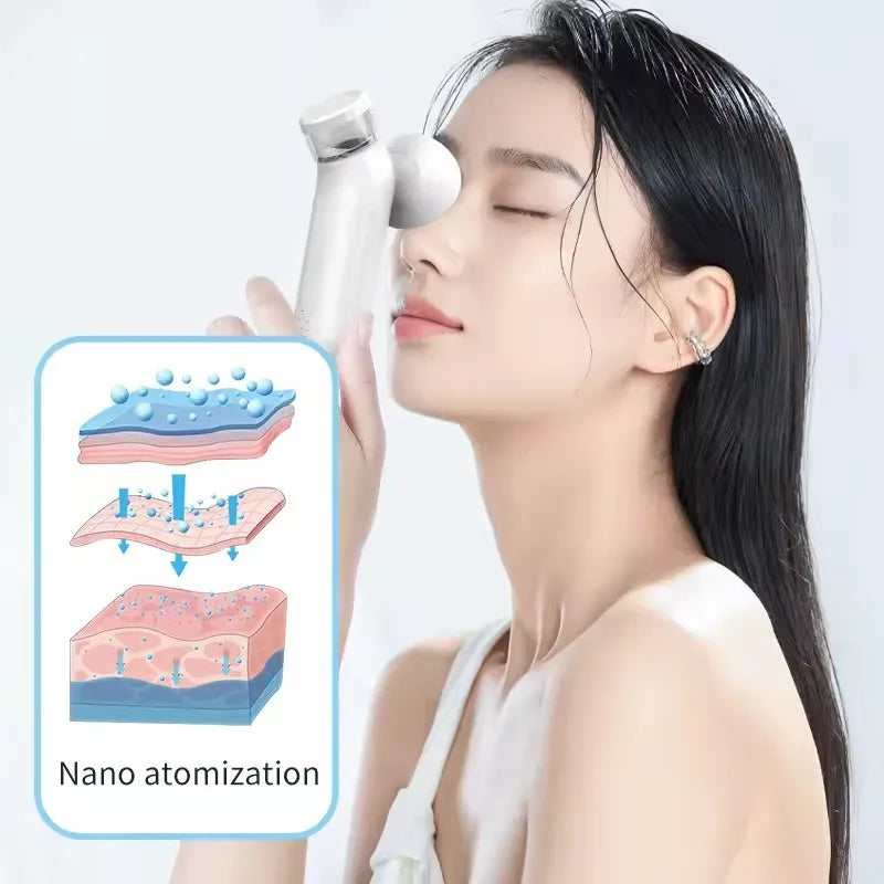 Heated Nano Steam Eye Moisturizer | Hot & Cold Compress Device Eye Steam Massager QXL