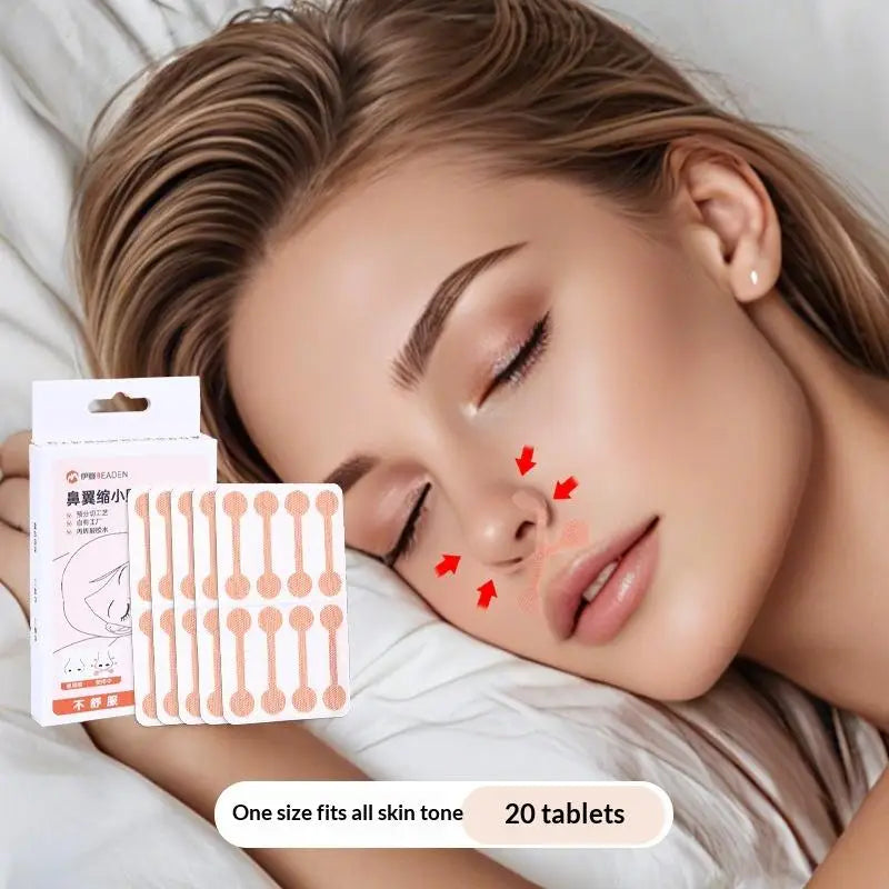 160-Pack Elastic Nose Wing Strips | Self-Adhesive Nasal Patches Nasal Wing Patches QXL Nude