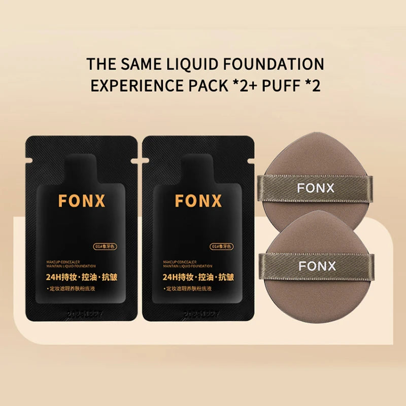 FONX Setting Concealer Foundation – Long-Lasting Full Coverage Concealer Foundation QXL