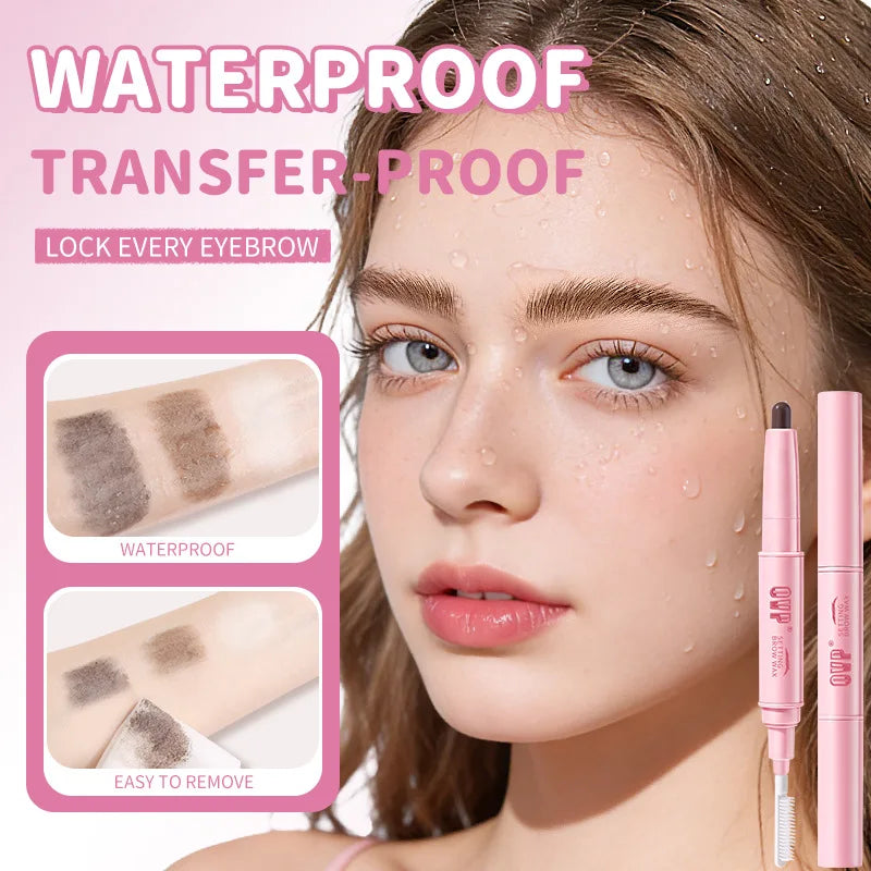 Double-Ended Waterproof Eyebrow Pencil | 3D Long-Lasting Brows Eyebrow Pencil QXL