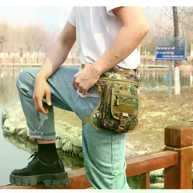 Waterproof Drop Leg Waist Bag | Motorcycle Hiking Travel Drop Leg Waist Bag QXL