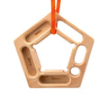 Wooden Hangboard Finger Strengthener | Climbing Pull-Up Board Climbing Hangboard QXL Rope color random