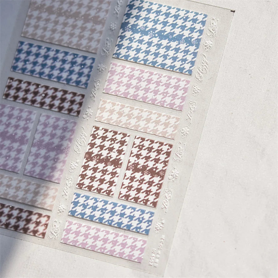 5D Bowknot Cherry Nail Art Stickers – Pearl Glitter Decals Nail Art Stickers QXL to4562