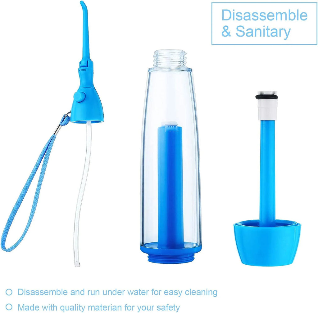 95ml Cordless Manual Water Flosser | Portable Oral Irrigator Oral Irrigator QXL