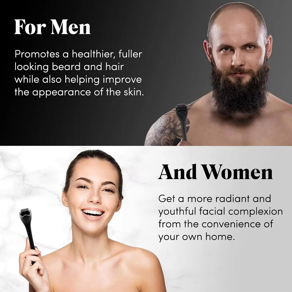 540 Micro Needle Derma Roller | Face, Beard & Hair Growth Derma Roller QXL