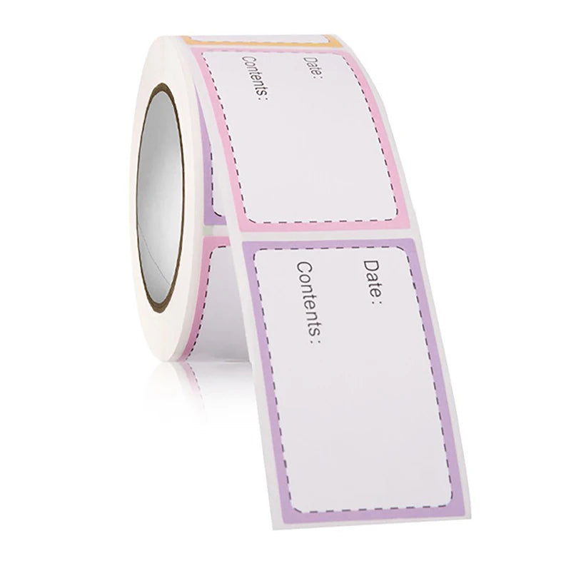 250-Pack Self-Adhesive Food Date Labels | Freezer & Kitchen Food Storage Labels QXL