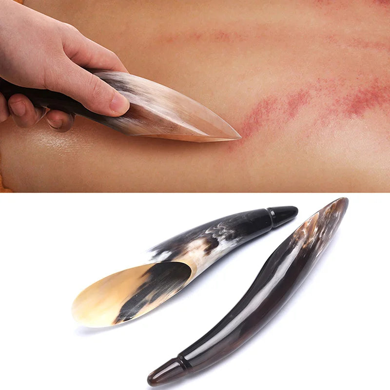 Natural Buffalo Horn Gua Sha Board | Body Scraping Massage Tool Gua Sha Scraping Board QXL